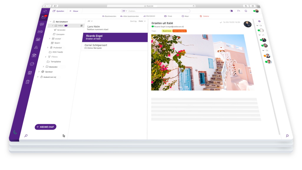 CS Werkplek online Mail