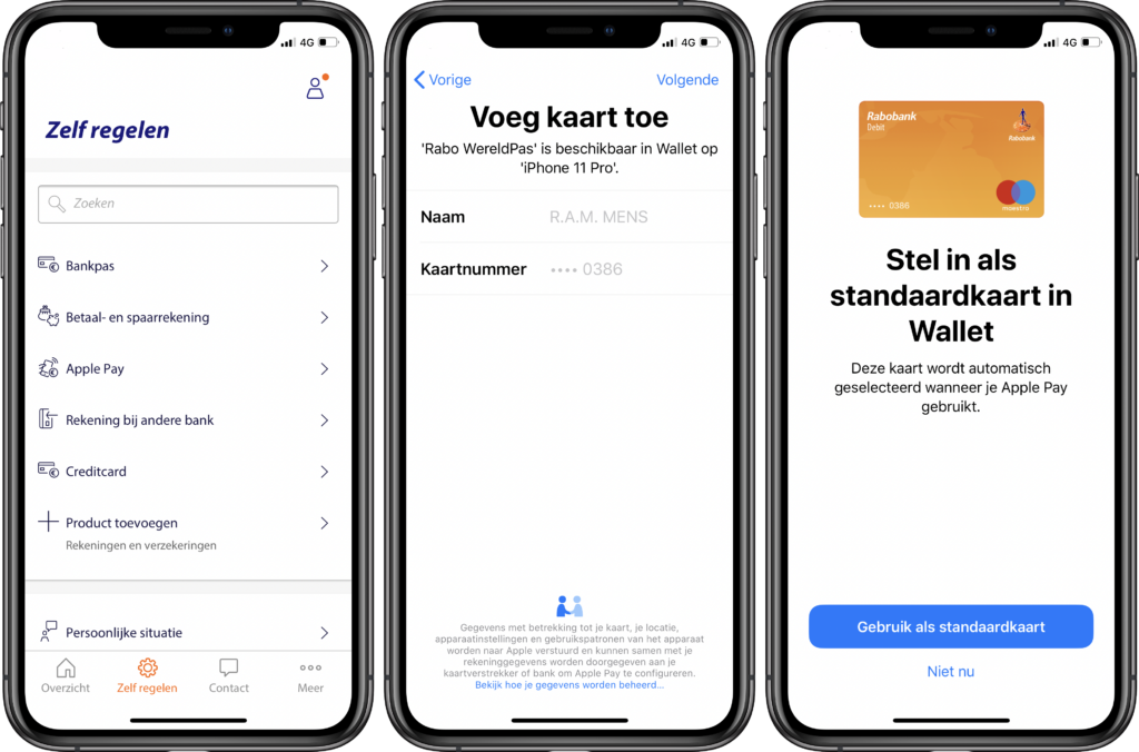 Apple Pay nu geschikt voor Rabobank creditkaarten CS & IT